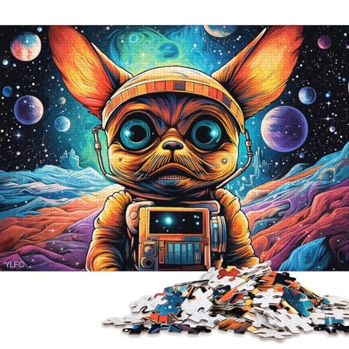 Puzzle für Erwachsene, süßer Tier-Corgi, 1000-teiliges Puzzle für Erwachsene und Kinder, Holzpuzzle für Erwachsene und Kinder, Lernspiel, Herausforderungsspielzeug 75x50cm/1000 Teile von LiJianXXO