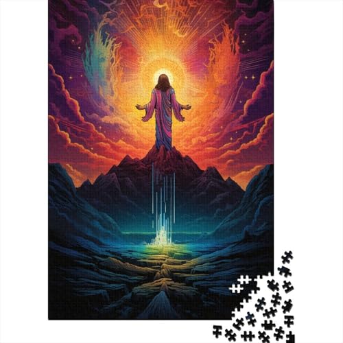 Puzzle für Erwachsene 1000 Teile Brasilien Jesus Retter Puzzle Schwieriges Holzpuzzle für Erwachsene Geschenke Herausforderndes Spiel (Größe 75 x 50 cm) von LiJianXXO