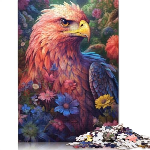 Puzzle für Erwachsene 1000 Teile Bunte Adler Puzzle für Kinder Holzpuzzle Spielzeug Denkspiel Größe: 75x50cm von LiJianXXO