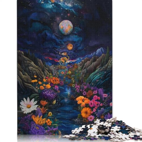 Puzzle für Erwachsene 1000 Teile Traumplanet Puzzle für Kinder Papppuzzle Spielzeug Denkspiel Größe: 38x26cm von LiJianXXO