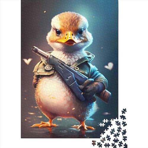 Puzzle für Erwachsene Captain Baby Duck, 500 Teile, Puzzle für Erwachsene und Kinder, Holzpuzzle für Erwachsene und Kinder ab 12 Jahren, Lernspiel, Größe 52 x 38 cm von LiJianXXO