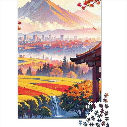 Puzzle für Erwachsene Elysium, 500 Teile, Holzpuzzle für Erwachsene und Kinder ab 12 Jahren, Lernspiel, Größe 52 x 38 cm von LiJianXXO