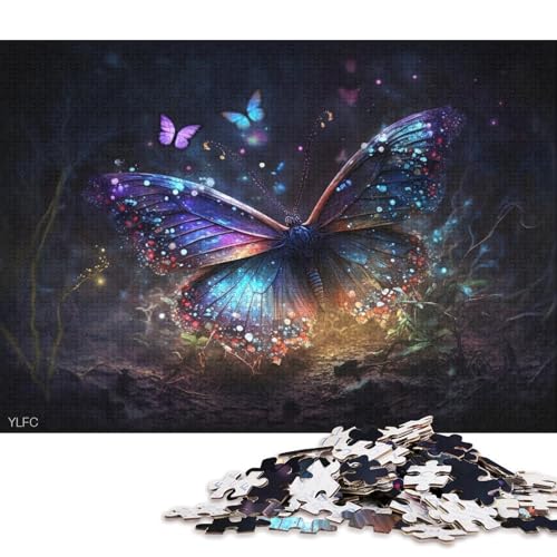 Puzzle für Erwachsene Magic Fox 1000 Teile Puzzle Holzpuzzle für Erwachsene und Kinder Dekomprimierendes geistiges Lernspielzeug 75x50cm/1000 Teile von LiJianXXO