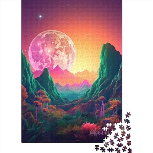 Puzzlespiel für Erwachsene Into The Valley, Holzpuzzle | Puzzles für Erwachsene, Lernspiel, Herausforderungsspielzeug (Größe 75 x 50 cm) von LiJianXXO