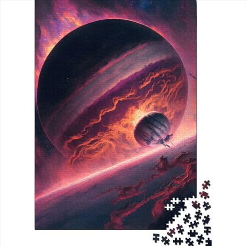 Schwieriges, anspruchsvolles Puzzle, 1000 Teile, wunderschöne Weltraumlandschaft | Puzzle für Erwachsene, nachhaltiges Puzzle für Erwachsene (Größe 75 x 50 cm) von LiJianXXO