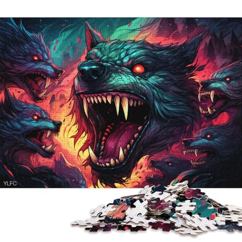 für Erwachsene Puzzle Chow Chow 1000-teiliges Puzzle für Erwachsene und Kinder ab 12 Jahren Kartonpuzzle Denkspiel 38x26cm/1000 Teile von LiJianXXO