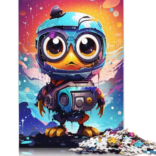 1000-teiliges Puzzle, Baby-Pinguin-Roboter-Puzzle für Erwachsene, Kartonpuzzle, anspruchsvolles Spiel, 38 x 26 cm von LiJianXXR