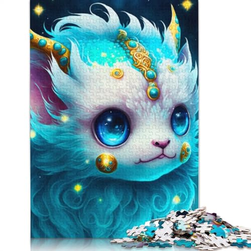 1000-teiliges Puzzle, süßes Drachenbaby, Puzzle für Kinder, Kartonpuzzle, Lernspiele für Erwachsene und Kinder, Größe 38 x 26 cm von LiJianXXR