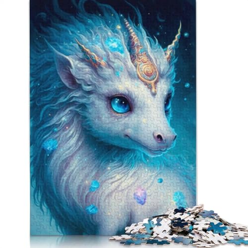 1000-teiliges Puzzle, süßes Drachenbaby, Puzzle für Kinder, Kartonpuzzle, Lernspiele für Erwachsene und Kinder, Größe 38 x 26 cm von LiJianXXR