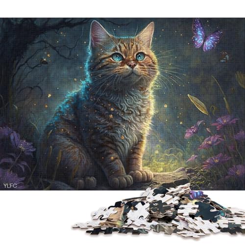 1000-teiliges Puzzle Garfield, das magische Tier, Puzzle für Erwachsene und Kinder, Holzpuzzle, Spielzeug, Denkspiel 75x50cm/1000 Teile von LiJianXXR