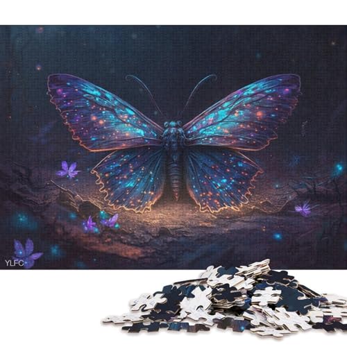 Puzzle 1000 Teile, Magic Fox, Puzzle für Erwachsene, Holzpuzzle, Puzzle für Erwachsene, Lernspiel, Herausforderungsspielzeug 75x50cm/1000 Stück von LiJianXXR