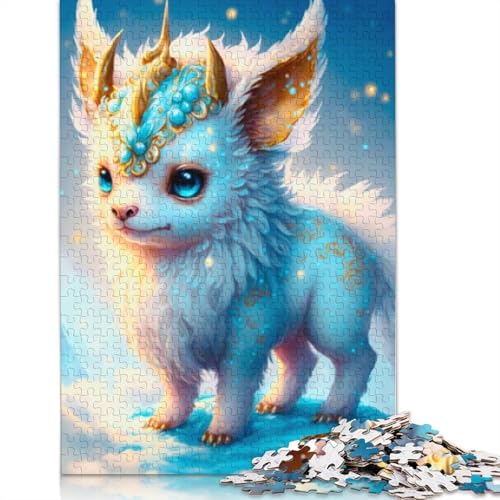 Puzzle 1000 Teile Puzzle für Erwachsene und Kinder Drachenbaby Puzzle für Erwachsene Kartonpuzzle Lernspiel Größe 38x26cm von LiJianXXR