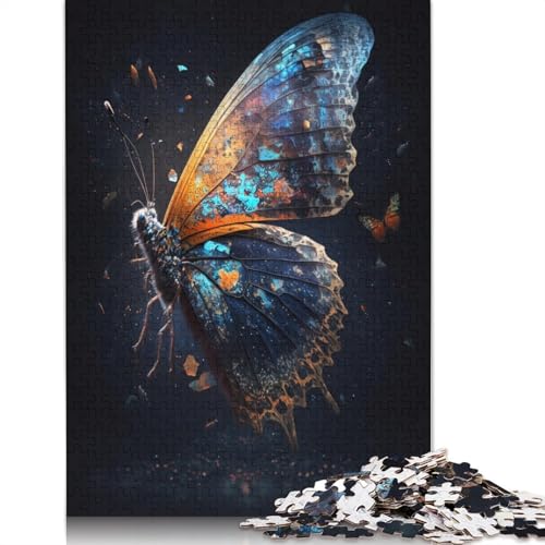 Puzzle 1000 Teile für Erwachsene, Art Dream Butterfly, Puzzles für Erwachsene und Kinder, Holzpuzzle, Spielzeug, Denkspiel, 75 x 50 cm von LiJianXXR