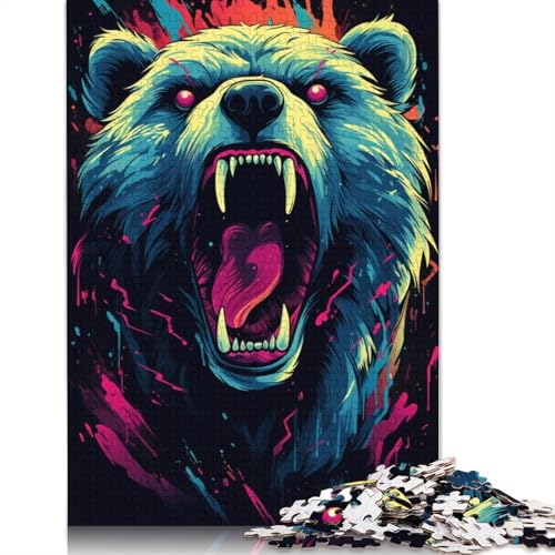 Puzzle 1000 Teile für Erwachsene, Panda-Puzzles für Erwachsene und Kinder, Holzpuzzle, Spielzeug, Denkspiel, 75 x 50 cm von LiJianXXR