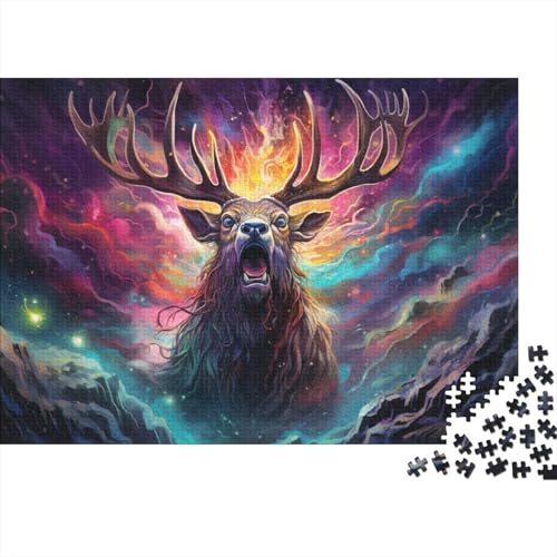 Puzzle 1000 Teile für Erwachsene, Tiere aus der Antike, Puzzle für Erwachsene, Holzpuzzle, tolles Geschenk für Erwachsene, 50 x 75 cm von LiJianXXR