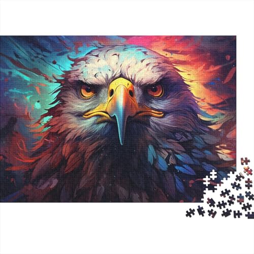 Puzzle 1000 Teile für Erwachsene Fantasiefarbene Sterntiere Puzzle für Erwachsene Puzzle Holzpuzzle Lernspielzeug 50x75cm von LiJianXXR