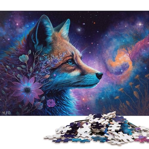 Puzzle für Erwachsene, 1000 Puzzle-Spielzeuge, Cosmic Fox-Puzzles für Erwachsene und Kinder, Kartonpuzzle, Familienaktivität (Größe 38 * 26 cm) von LiJianXXR