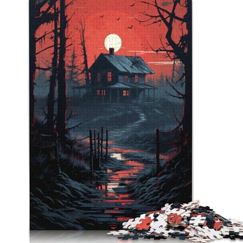 Puzzle für Erwachsene, 1000 Teile, Hellscape-Puzzle, Papppuzzle für Erwachsene, Familienspiele, Größe 38 x 26 cm von LiJianXXR