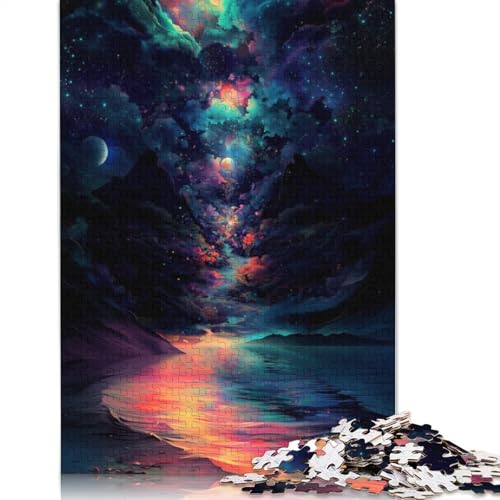 Puzzle für Erwachsene, 1000 Teile, Traumplanet, Puzzle für Erwachsene, Kartonpuzzle, Heimdekoration, Größe 38 x 26 cm von LiJianXXR