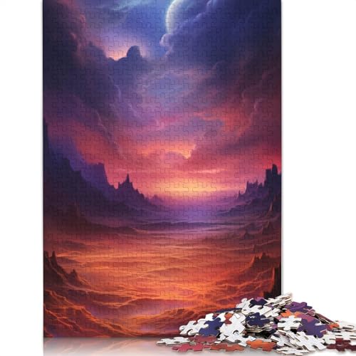 Puzzle für Erwachsene, 1000 Teile, Wüstennacht-Puzzle für Erwachsene, Kartonpuzzle, Lernspiel für Erwachsene und Kinder, Größe 38 x 26 cm von LiJianXXR