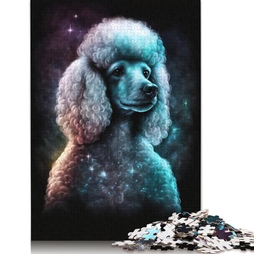 Puzzle für Erwachsene, Galaxy Star Poodle, 1000-teiliges Puzzle, Kartonpuzzle, geeignet für Erwachsene, schwierig und herausfordernd (Größe 38 x 26 cm) von LiJianXXR