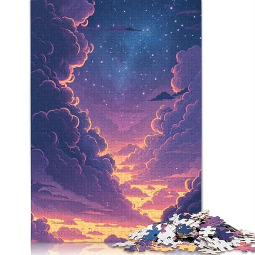 Puzzle für Erwachsene, Regenbogen-Mädchen, 1000 Teile, Puzzlespiel, Holzpuzzle für Erwachsene und Kinder ab 12 Jahren, Familienaktivität, Größe 75 x 50 cm von LiJianXXR