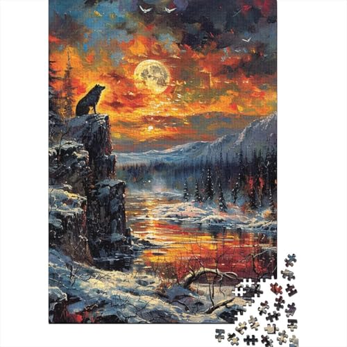 Puzzle für Erwachsene,schöne,verträumte Landschaft,1000 Teile,Puzzle für Erwachsene,Puzzlegeschenke,Holzpuzzle für Erwachsene und Kinder ab 12 Jahren,Lernspiel,Herausforderungsspielzeug (75x50cm) von LiJianXXR