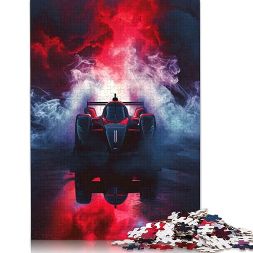 Puzzle für Erwachsene 1000 Teile, farbenfrohes Cooles Sportauto-Puzzle für Kinder, Kartonpuzzle, Spielzeug, Denkspiel, Größe 38 x 26 cm von LiJianXXR