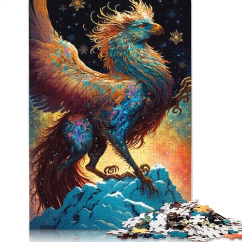 Puzzle für Erwachsene 1000 Teile Fantasie-Löwe Puzzle für Kinder Kartonpuzzle Spielzeug Denkspiel Größe 38x26cm von LiJianXXR