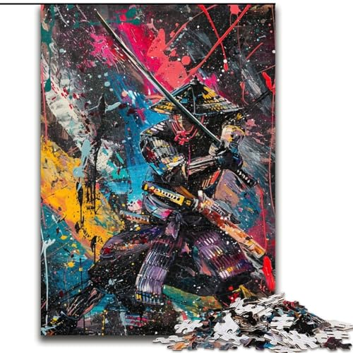 Puzzle mit 1000 Teilen für Erwachsene,Ninja-Samurai-Ölgemälde,für Kinder ab 14 Jahren,jedes Teil ist einzigartig – lustiges und herausforderndes Spiel für die ganze Familie,tolles Geschenk50x75cm Puzzle mit 1000 Teilen für Erwachsene,Ninja-Samurai-Ölgemälde,für Kinder ab 14 Jahren,jedes Teil ist einzigartig – lustiges und herausforderndes Spiel für die ganze Familie,tolles Geschenk50x75cm von LiJianXXR