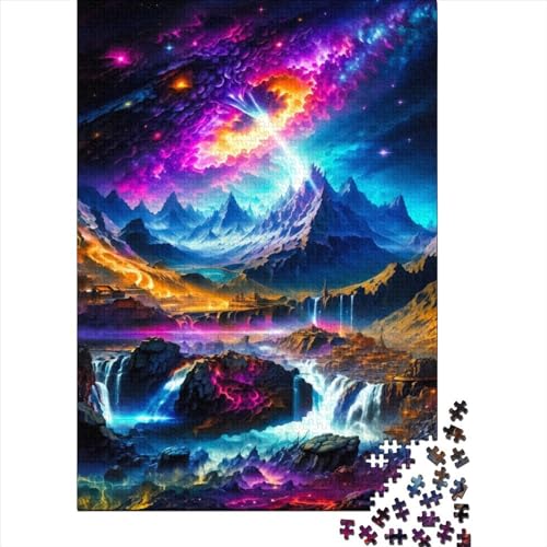 Sky Laser Puzzle für Erwachsene, 1000 Teile, Puzzle für Erwachsene und Jugendliche, Lernpuzzle, Familienspiel (Größe 75x50 cm) von LiJianXXR