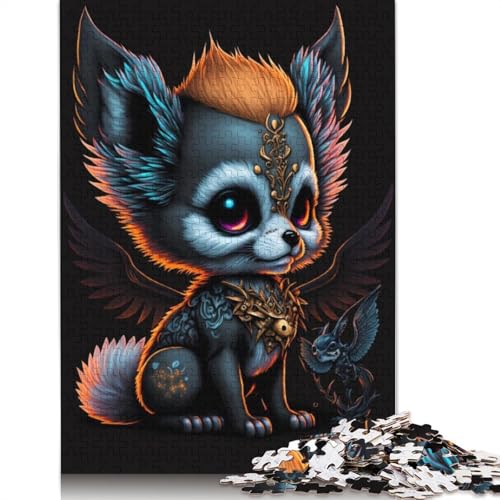 Teenager-Puzzle, Bunter Pirat-Chihuahua, 1000 Teile, Papppuzzle, geeignet für Erwachsene und Teenager ab 12 Jahren, tolle Geschenke und Spielzeuge, Größe 38 x 26 cm von LiJianXXR