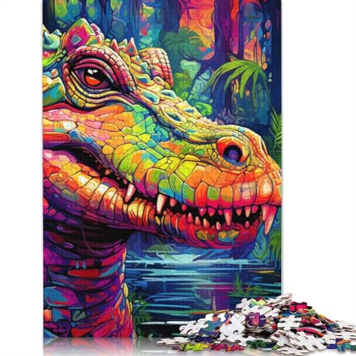 1000-teiliges Puzzle, Bunte Sterngitarre, Puzzle für Erwachsene, Kartonpuzzle, Lernspiel, Herausforderungsspielzeug, Größe: 38 x 26 cm von LiJianXXS