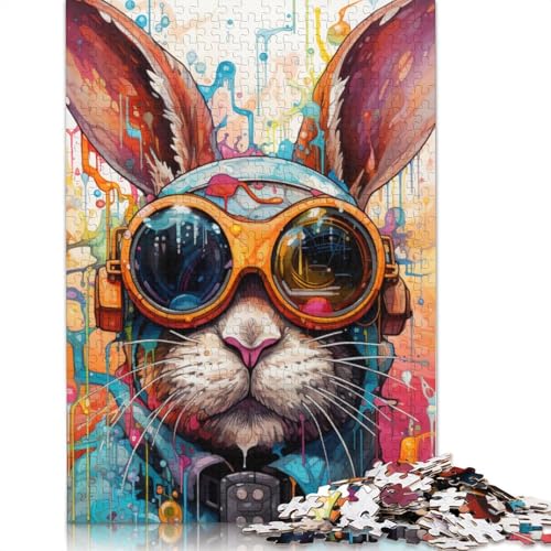 1000-teiliges Puzzle, Igel-Kunst-Puzzle für Erwachsene, Holzpuzzle, Puzzle für Erwachsene, Geschenke, Größe: 75 x 50 cm von LiJianXXS