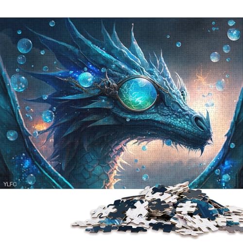 1000-teiliges Puzzle, magische Kunst, Drachen-Puzzles für Holzpuzzles, Lernspiele, Heimdekorations-Puzzle. 75x50cm/1000 Stück von LiJianXXS