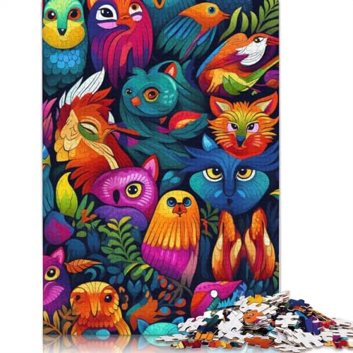 1000-teiliges Puzzle Afrikanische Tiere Puzzles für Erwachsene Kartonpuzzle Lernspielzeug Größe: 38x26cm von LiJianXXS