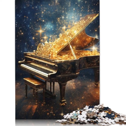 1000-teiliges Puzzle Art Star Piano Puzzle für Erwachsene, Kartonpuzzle, Lernpuzzle, Familienspiel, Größe: 38 x 26 cm von LiJianXXS