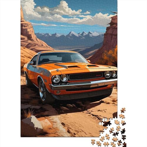 1000-teiliges Puzzle Cooles Sportauto-Puzzle für Erwachsene, Holzpuzzle, Lernspiele, Heimdekoration, Puzzlegröße: 75 x 50 cm von LiJianXXS