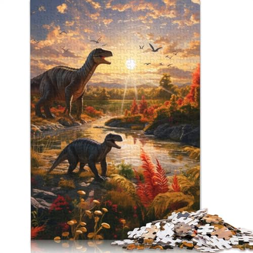 1000-teiliges Puzzle Hunde Spielen Poker, Holzpuzzle, tolles Geschenk für Erwachsene, Größe: 75 x 50 cm von LiJianXXS