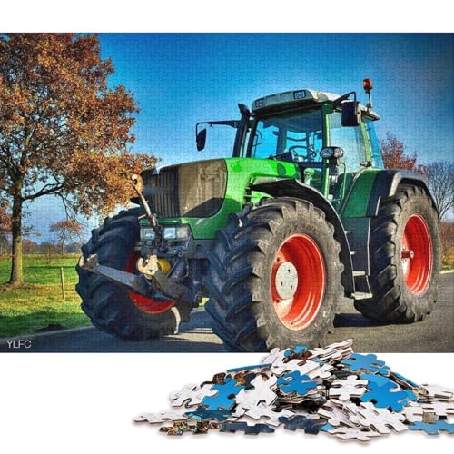 1000-teiliges Puzzle Landwirtschaftliche Werkzeuge, Traktoren, Puzzle für Erwachsene, Holzpuzzle, Puzzle für Erwachsene, Geschenke (Größe 75 * 50 cm) von LiJianXXS