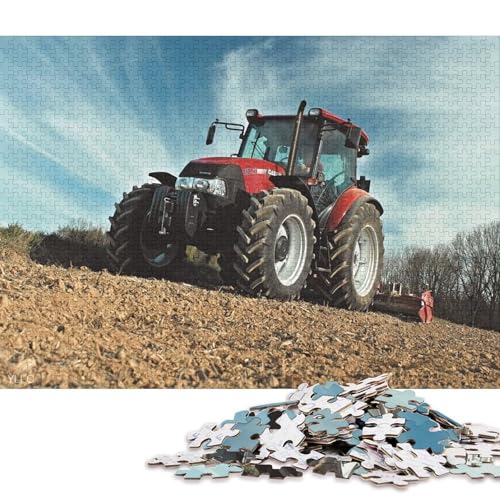 1000-teiliges Puzzle Landwirtschaftliche Werkzeuge, Traktoren, Puzzle für Erwachsene, Papppuzzle, Puzzle für Erwachsene, Geschenke (Größe 38 * 26 cm) von LiJianXXS