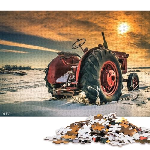 1000-teiliges Puzzle Landwirtschaftliche Werkzeuge, Traktoren, Puzzle für Erwachsene, Papppuzzle, anspruchsvoll, Aber unterhaltsam und humorvoll (Größe 38 * 26 cm) von LiJianXXS