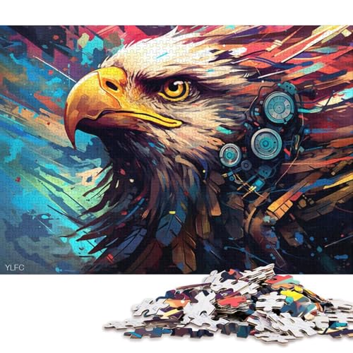 1000-teiliges Puzzle für Erwachsene, Puzzles, Geschenke für Roboteradler, Kunst-Puzzles für Kinder, Holzpuzzles, Spielzeug, Denkspiel 75x50cm/1000 Stück von LiJianXXS