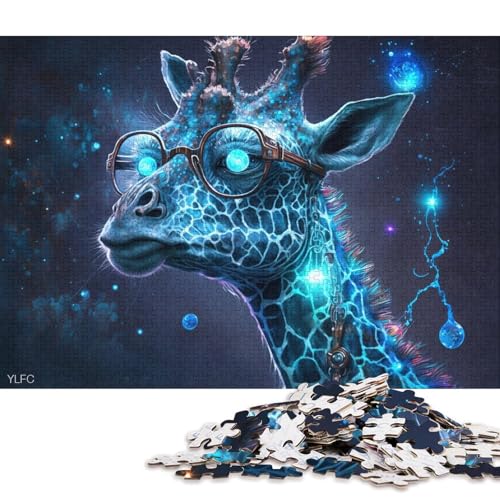 1000-teiliges Puzzle für Erwachsene, magischer Giraffenkrieger, Puzzle für Erwachsene, Papppuzzle, Lernspiele, Heimdekorationspuzzle. 38 x 26 cm von LiJianXXS