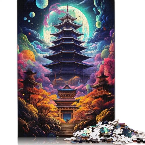 1000-teiliges Puzzle für Erwachsene und Kinder, Tempel in Japan, Puzzle für Erwachsene, Puzzle aus Pappe, Puzzle – anspruchsvolles Spiel, 38 x 26 cm von LiJianXXS