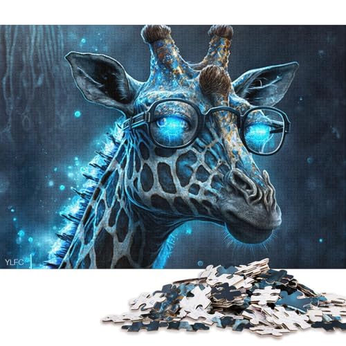 1000-teiliges Puzzle für Erwachsene und Kinder, magischer Giraffenkrieger, Puzzle für Erwachsene, Kartonpuzzle, Spielzeug, Denkspiel, 38 x 26 cm von LiJianXXS