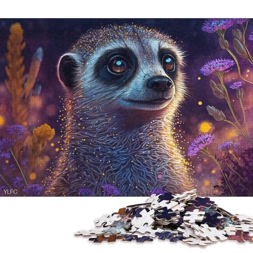 1000-teiliges Puzzle für ErwachseneDas magische Erdmännchen – Puzzle für Erwachsene aus Holz, anspruchsvolles Spiel 75x50cm/1000 Teile von LiJianXXS