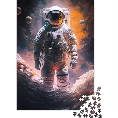 Astronauten-Puzzle für Erwachsene, schwieriges Puzzle mit 1000 Teilen, für Erwachsene, Spielzeug, Denkspiel (Größe 75x50 cm) von LiJianXXS