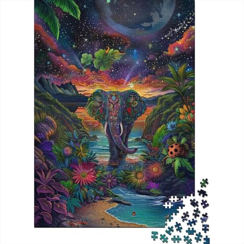 Dream Planet Puzzle für Erwachsene 1000-teiliges Puzzle für Teenager und Kinder, Holzpuzzle, Unterhaltungsspielzeug, Geschenke, Größe: 75 x 50 cm von LiJianXXS