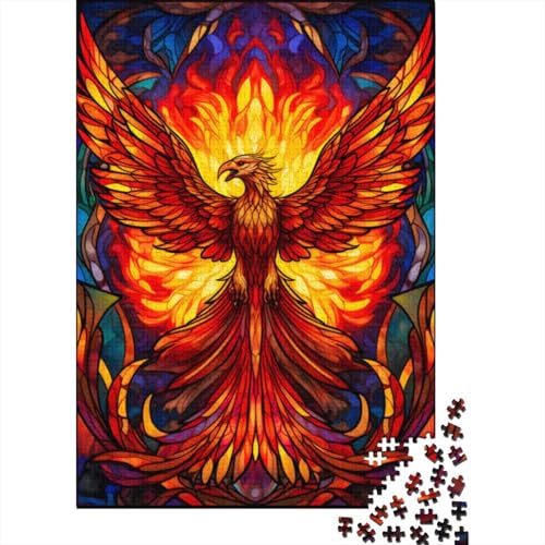 Fantasy-Phoenix für Erwachsene, schwieriges Puzzle, 1000 Teile, Puzzle für Erwachsene, Spielzeug, Denkspiel (Größe 75x50 cm) von LiJianXXS